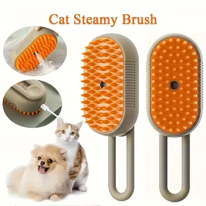 Pet Spray Massage Brush – 2-in-1 Grooming & Bath Tool 🐶🐱💦